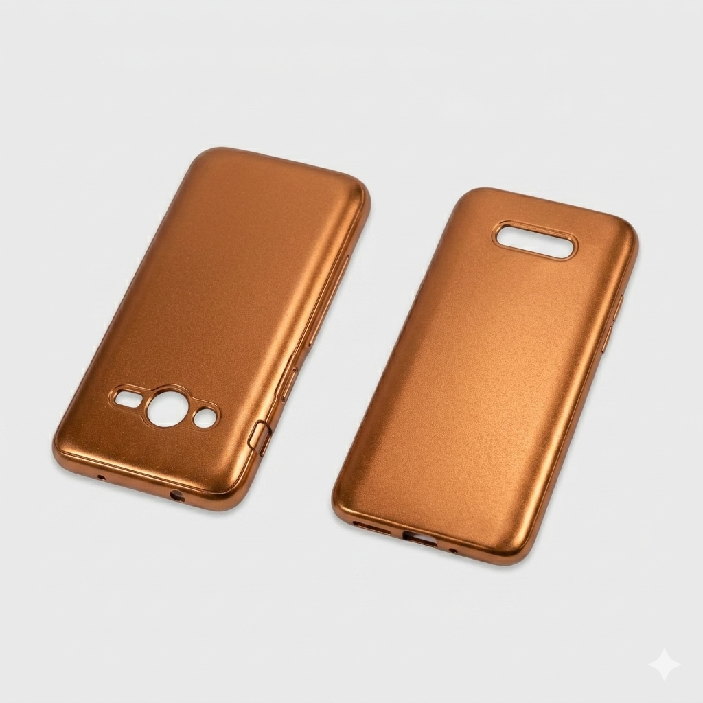Bronze TPU phone case prototype