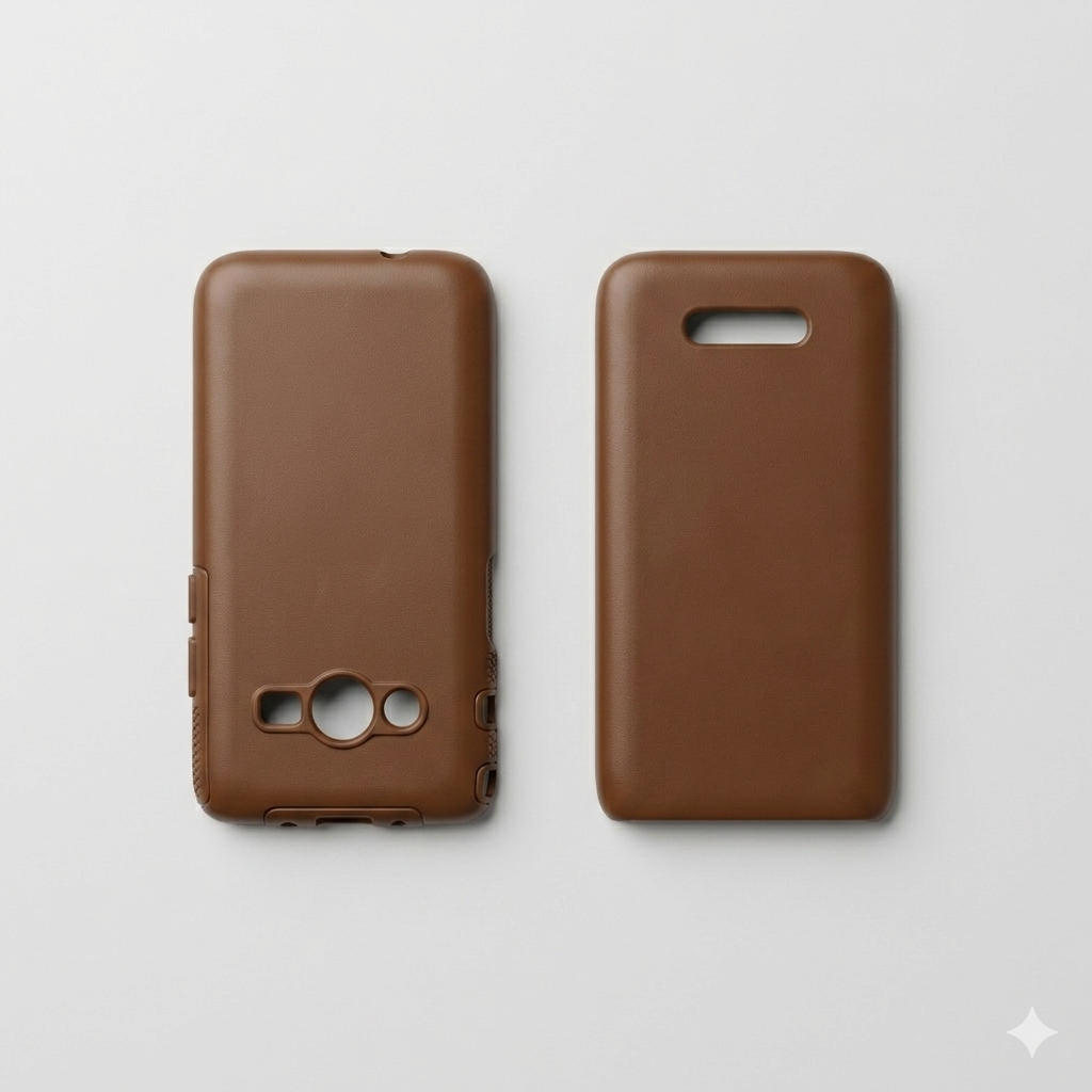 Walnut Brown TPU phone case prototype